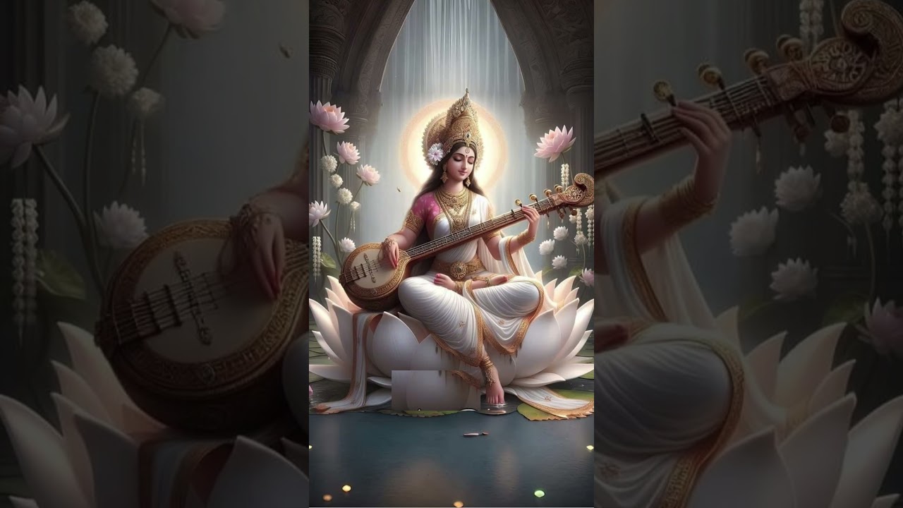 Saraswati Mantra 108 Times | Namaste Sharde Devi | Mantra For Student | सरस्वती मंत्र #saraswati #yt