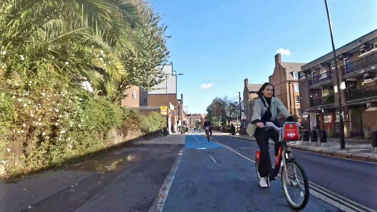 [4K] 🇬🇧 CS3 Cycle Superhighway in London
