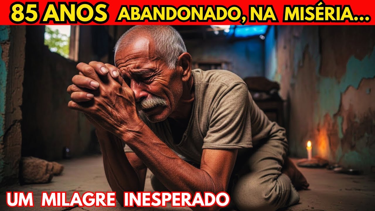 Aos 85 ANOS, abandonado e na MISÉRIA... até que algo IMPOSSÍVEL aconteceu
