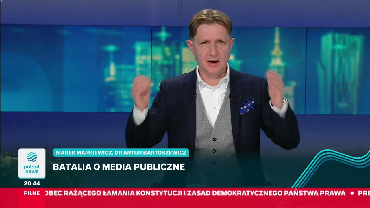Komentator Polsat News ocenia 