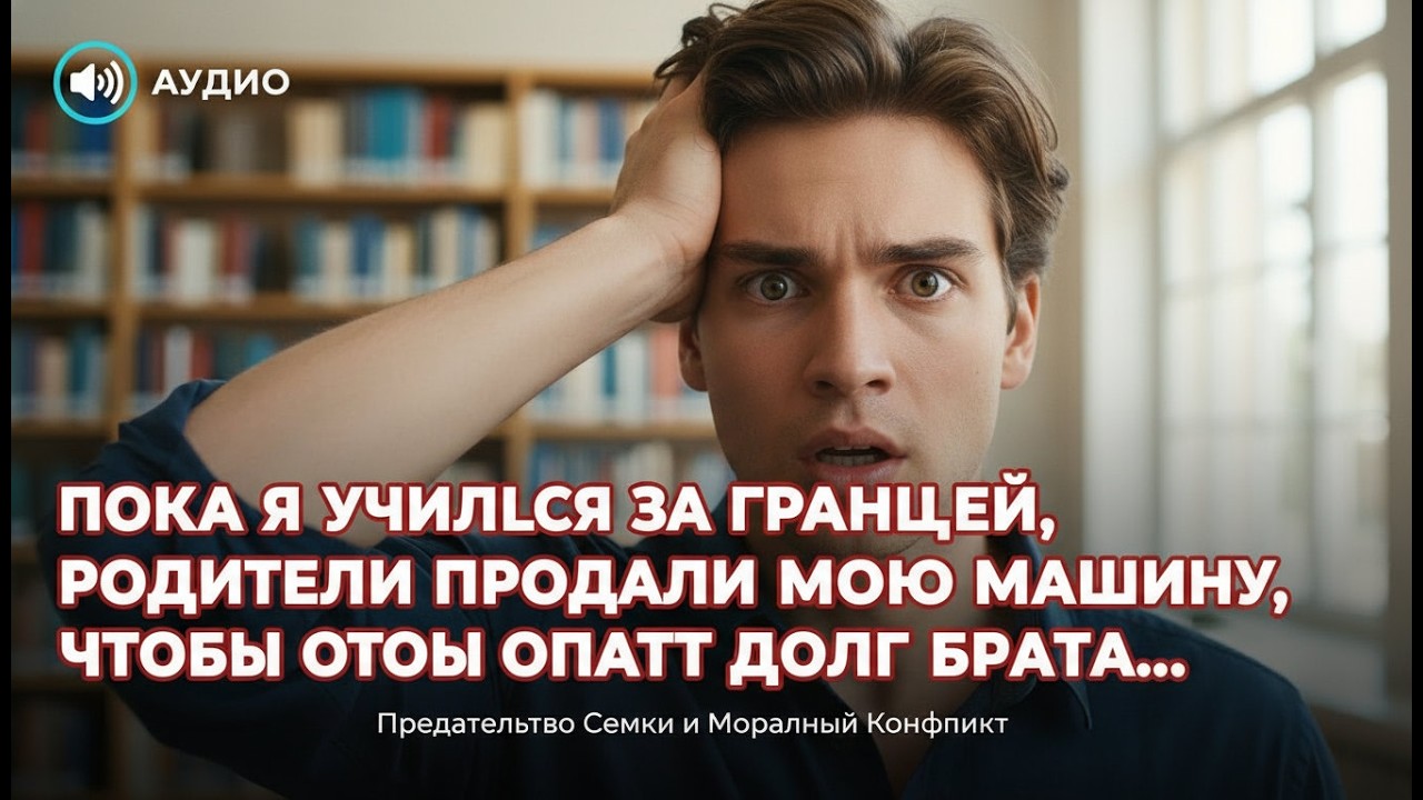 ПОКА Я УЧИЛСЯ ЗА ГРАНИЦЕЙ, РОДИТЕЛИ ПРОДАЛИ МОЮ МАШИНУ НА ДОЛГ ДВОЮРОДНОГО БРАТА...