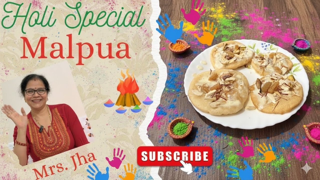 GHARNAMA Ep.2 – Holi Special “Malpua” with Mrs. Jha