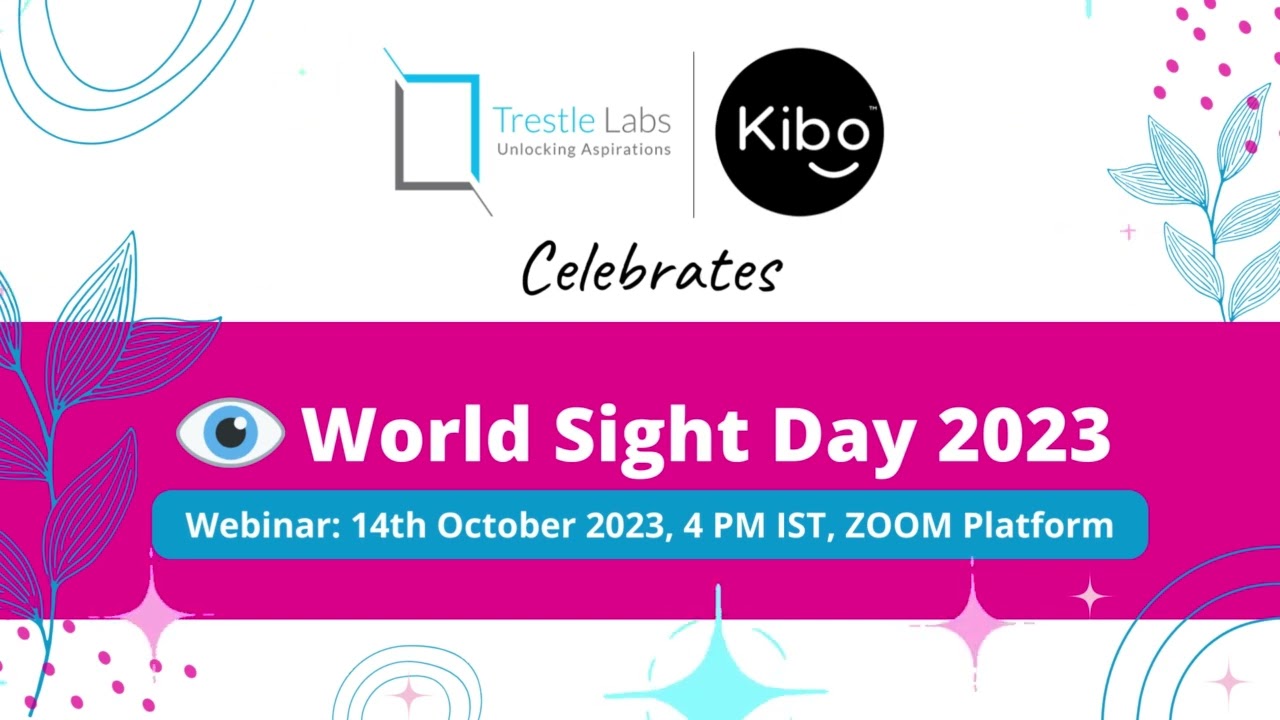 World Sight Day Webinar and Subsidy Launch by Kibo!