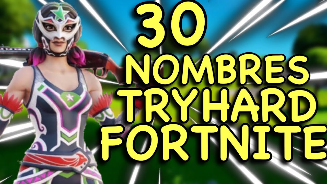 30 NOMBRES TRYHARD Y OTAKUS PARA FORTNITE | vPain