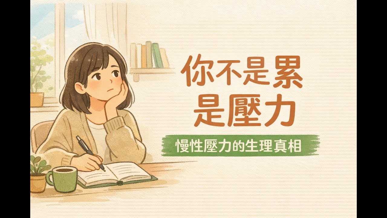 你不是累，是自律神經失衡了 ｜慢性壓力不是心理問題，是生理警報