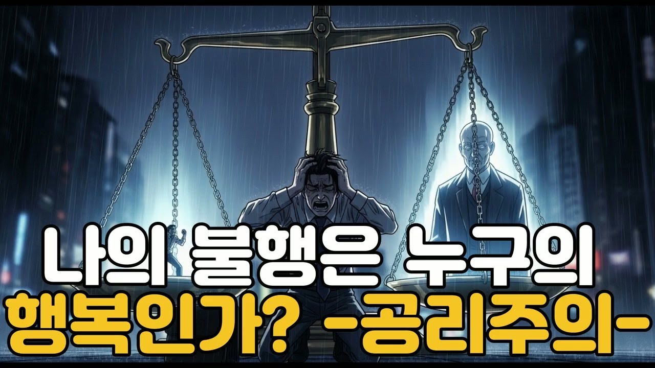 나의 불행은 누구의 행복인가 -공리주의-