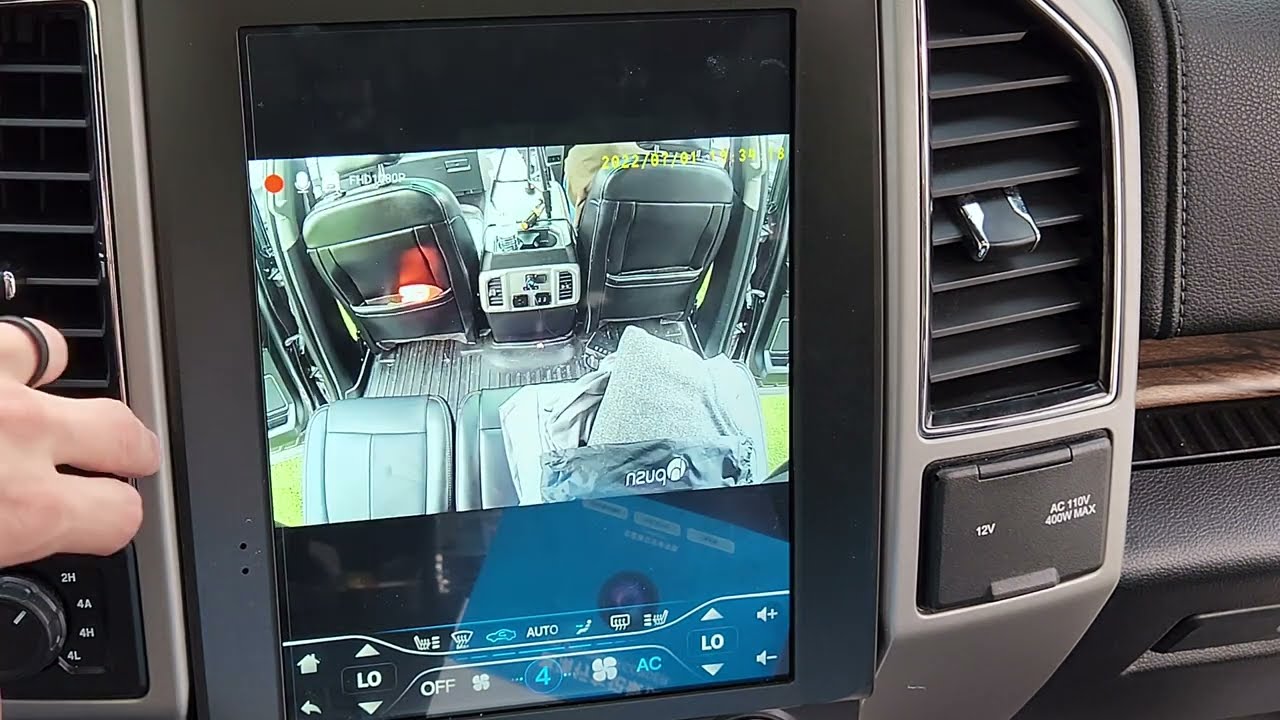 Ford F150 E10 Stereo Dash Camera Install