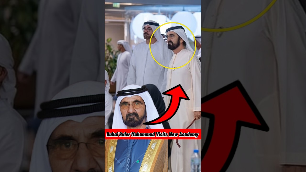 Royals Visits||Dubai Ruler Muhammad bin Rashid visits new academy||#dubai #arabroyalfamily #love
