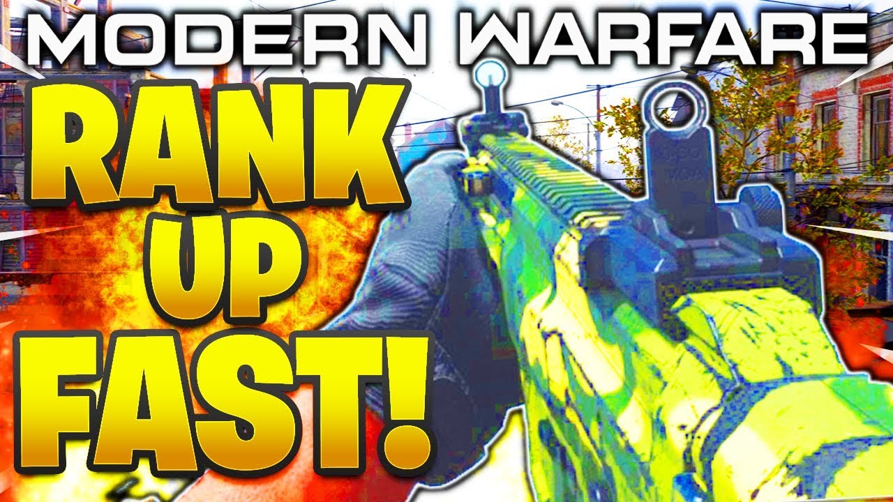 HOW TO RANK UP FAST IN MODERN WARFARE! HOW TO LEVEL UP FAST COD MODERN WARFARE GET MORE XP FAST!