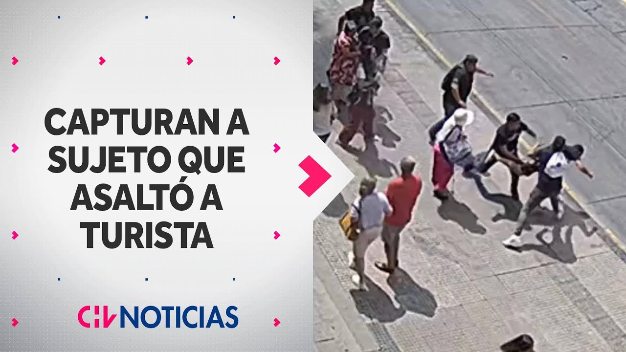 Capturan in fraganti a sujeto que asaltó a turista brasileño en Santa Lucía: Le robó cadena de oro