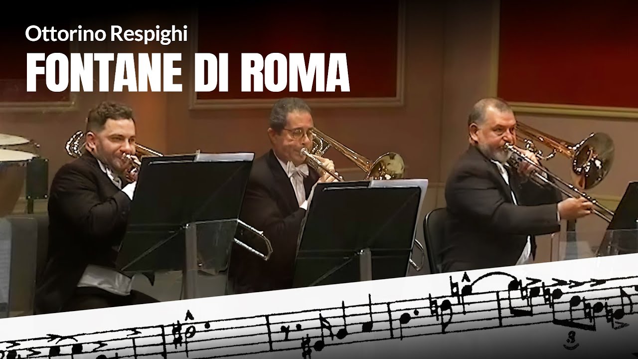 RESPIGHI &ndash; FONTANE DI ROMA | Trombone Excerpt + Sheet Music