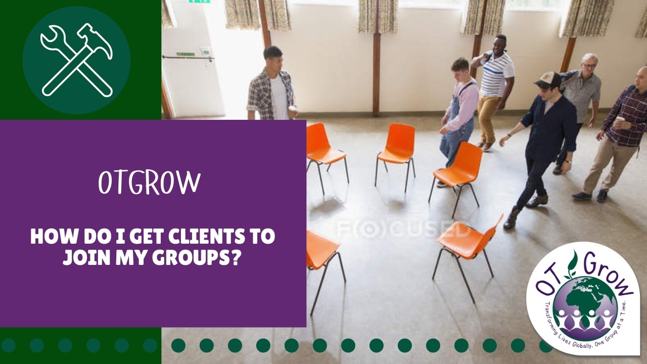 How do I get clients to join my groups?