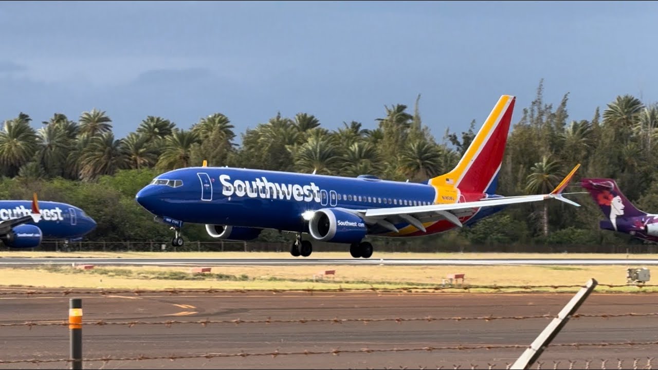 Planespotting | Kahului Airport (OGG) - Maui, Hawaii | Kona Winds/Reverse Flow | #5