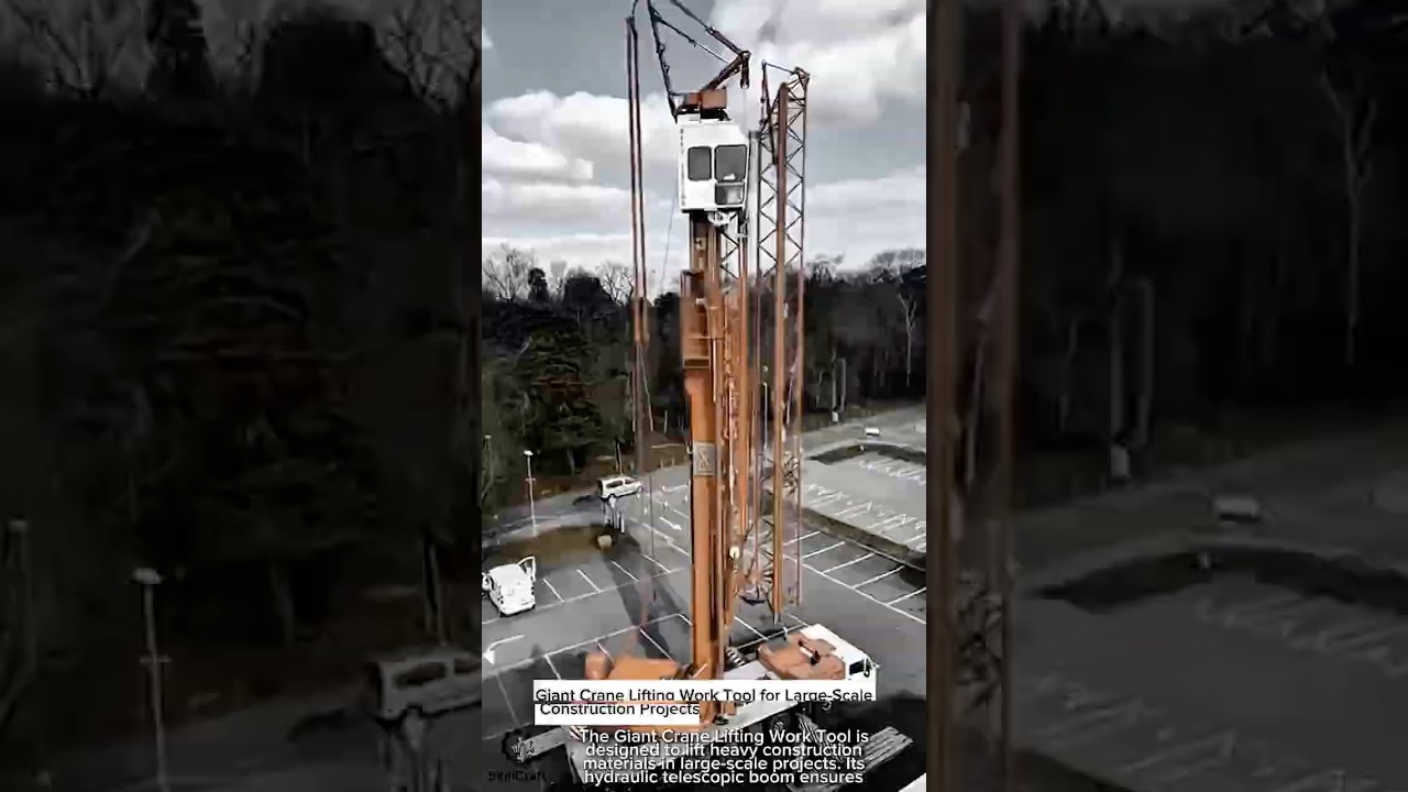 Giant Crane Lifting Work Tool for Large-Scale Construction Projects