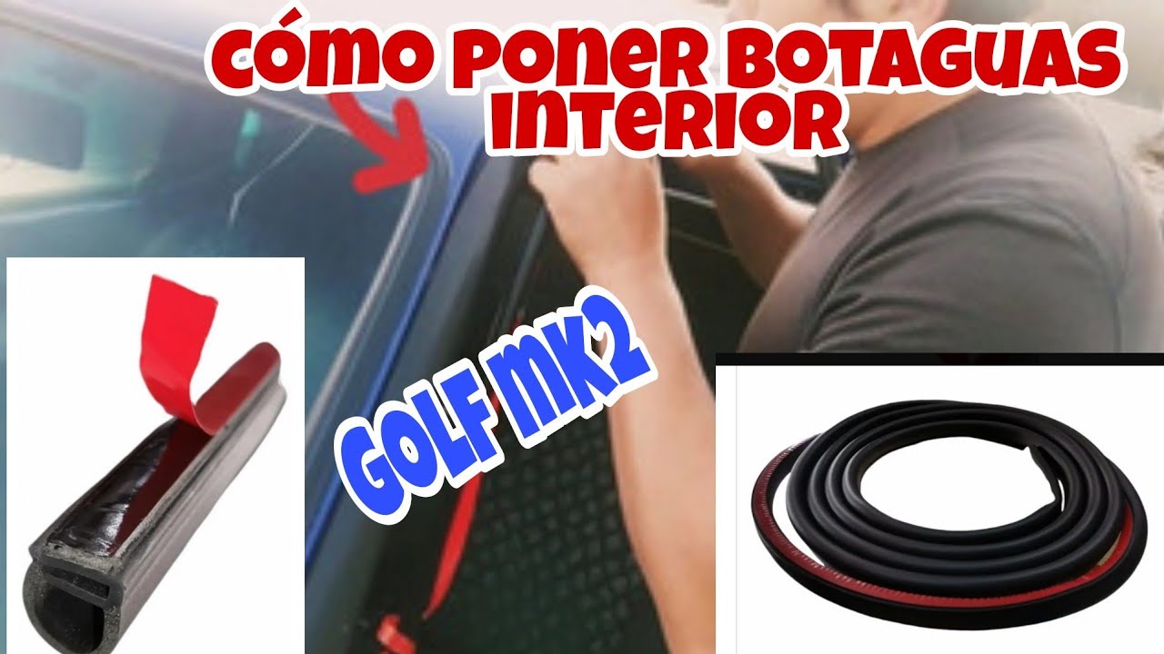 poner botaguas de una golf a2 o mk2 fácil y rápido tú mismo lo puedes hacer