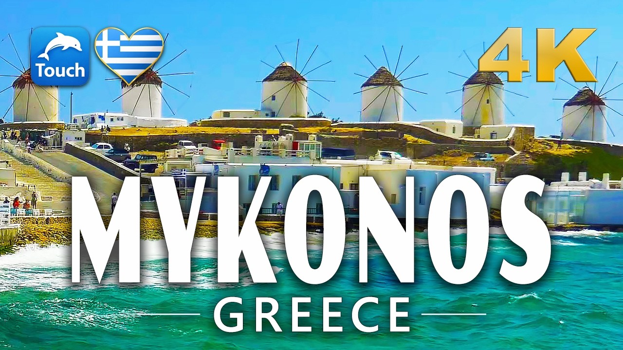 MYKONOS (Μύκονος), Greece 4K ► Top Places & Secret Beaches in Europe #touchgreece