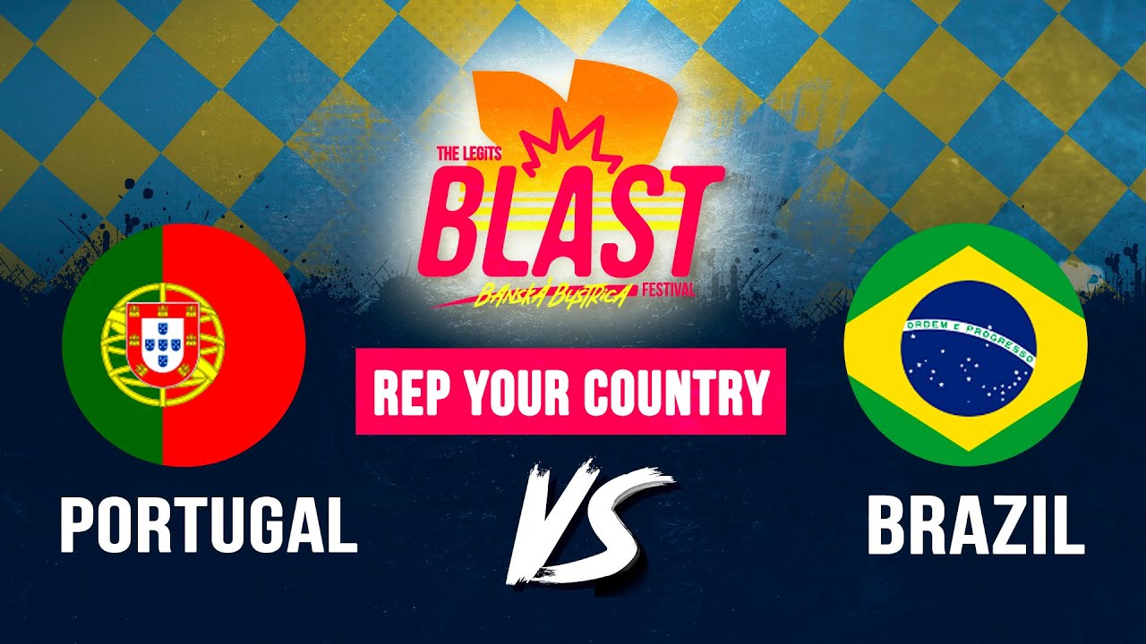 Portugal vs Brazil I Top 16  Rep Your Country I The Legits Blast 2023