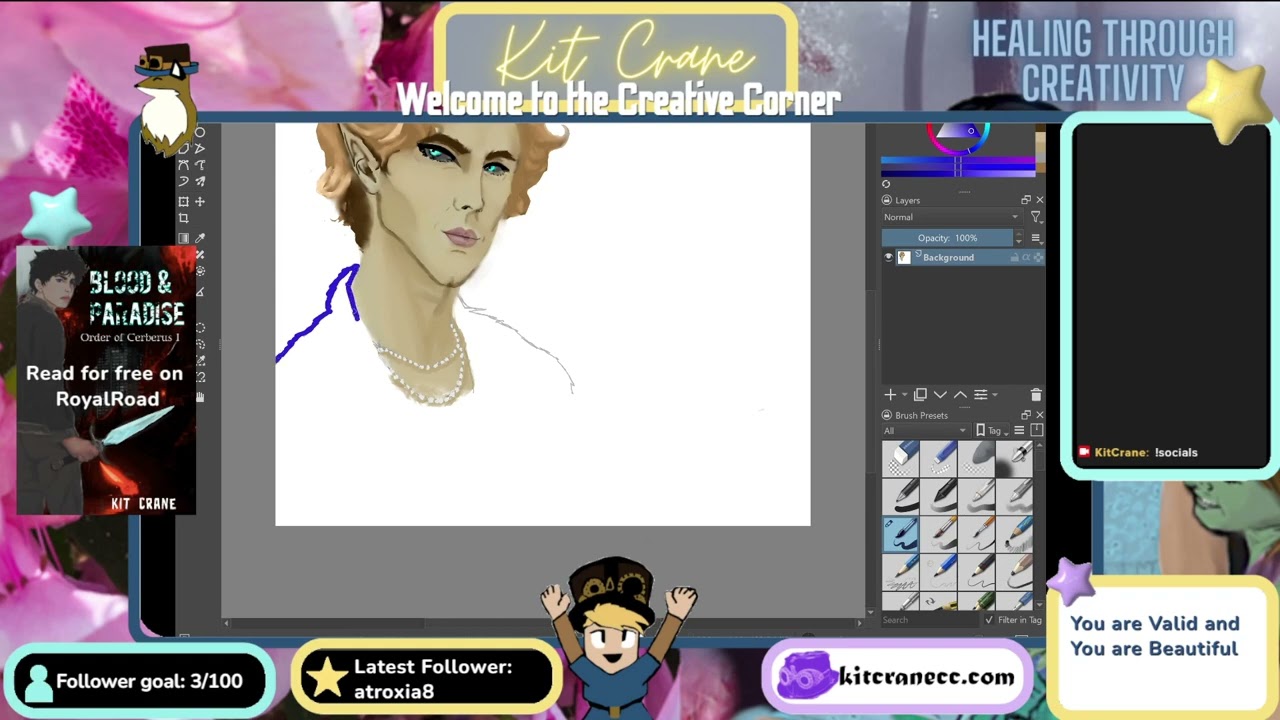 Character Portrait #digitalart #artshare #lgbtqia
