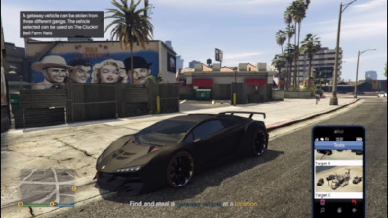 Get a getaway car | GTA 5