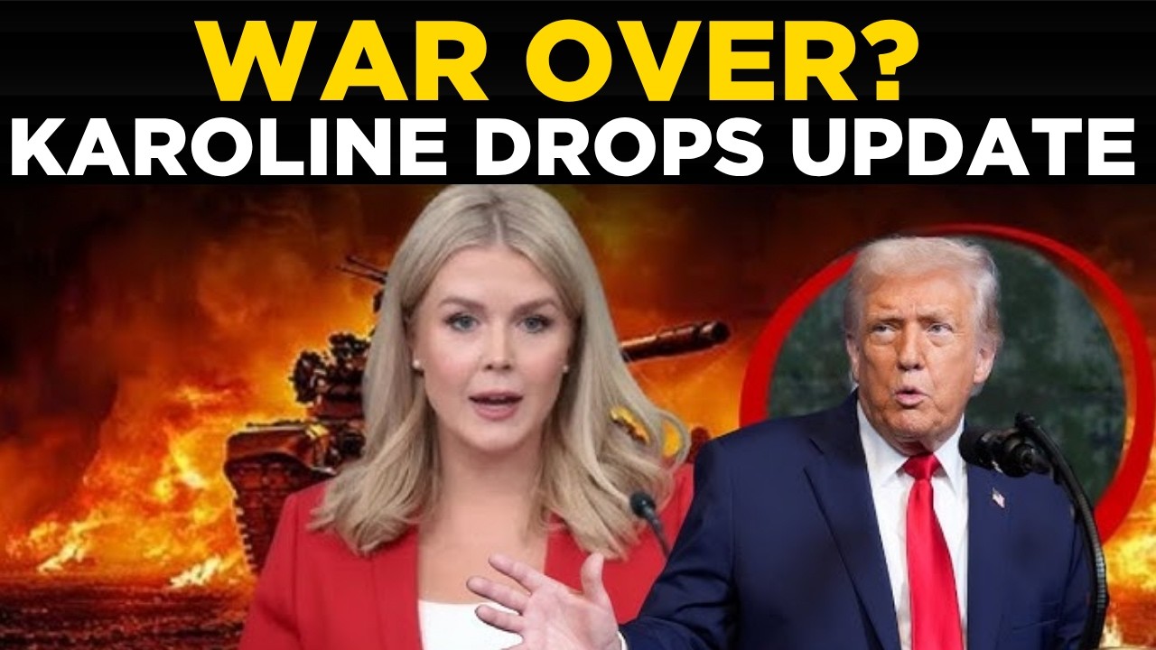Karoline Leavitt LIVE: US-Iran War Is Over? Major White House Update LIVE | TRUMP | IRAN | WAR NEWS