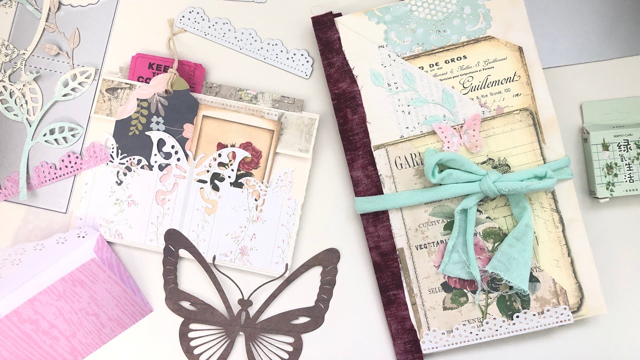 Book Page Booklets / Ephemera - Using Dies and Project Samples