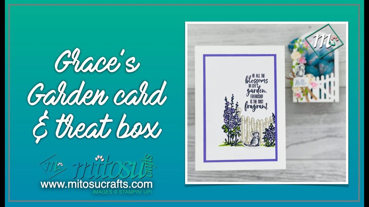 How to Make a Card and Treat Holder with Stampin Up! | Grace's Garden Inspirations
