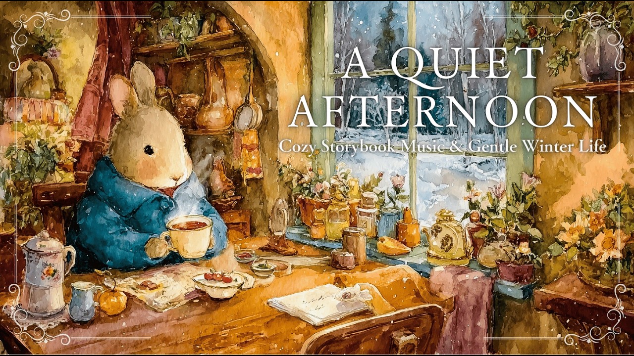 A Quiet Afternoon in the Village 🐭☕ | Quiet Village Life for Reading & Relaxing