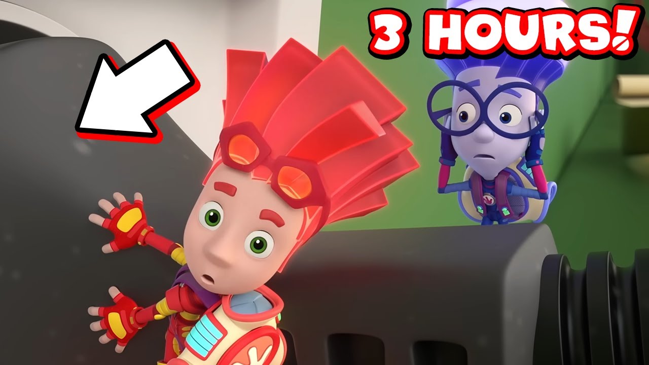When a transformer overheats, can Fire and Digit save the day? - 3 hours of The Fixies | Compilation