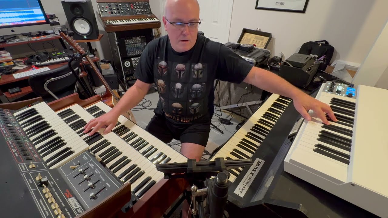 Firth of Fifth (Seconds Out live version) by Genesis - Tony Banks keyboard cover & tutorial