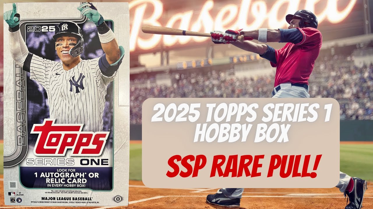 🔥 SSP Pull #/25 🚨 2025 Topps Series 1 Hobby Box ** Rare Pull of one of the Top MLB Prospects **