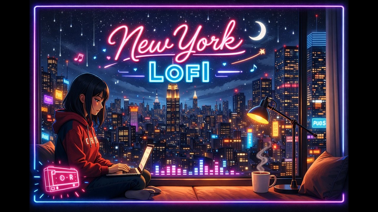 Lofi for High Performance 💻 Deep Focus in a Rainy New York Penthouse [NYC Edition]
