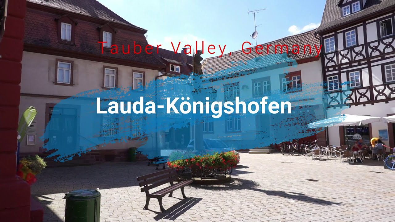A visit to Lauda-Königshofen - charming traditional village in Baden-Württemberg, Germany