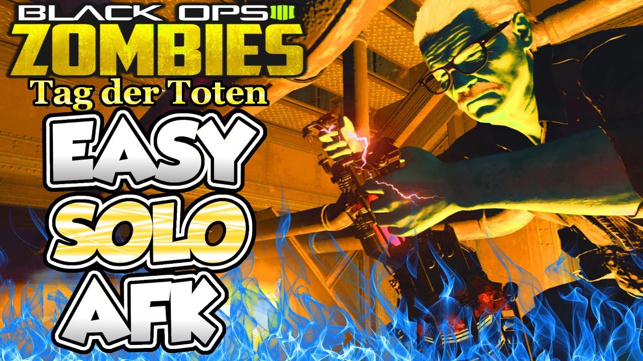 EASY *SOLO* AFK Tag Der Toten ZOMBIES GLITCH (After Patch 1.24) - BO4 ZOMBIE GLITCHES