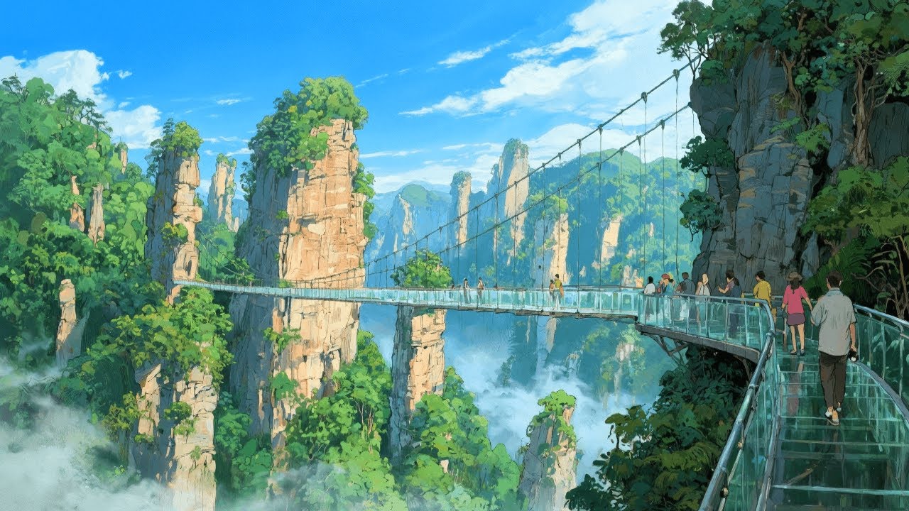 Улинъюань, Китай🇨🇳 Настоящие горы Аватара, которые нужно увидеть, чтобы поверить! (4K HDR)