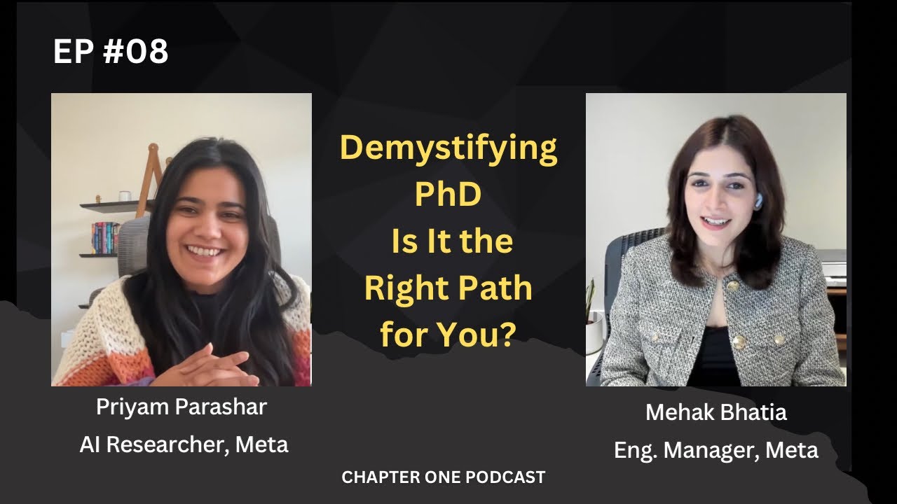 Part 1 - The Real Deal About PhDs: Insights from an AI Expert | IIIT-H, CMU, Georgia Tech, Meta