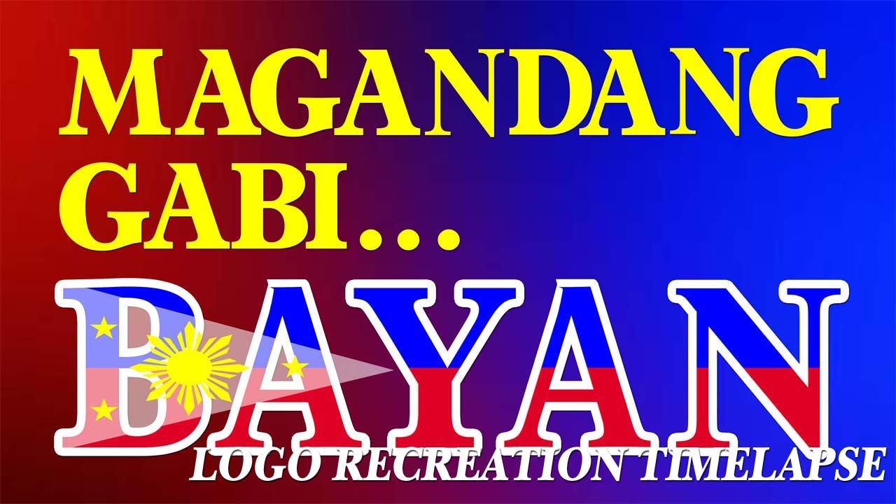 Magandang Gabi… Bayan Logo Recreation Timelapse
