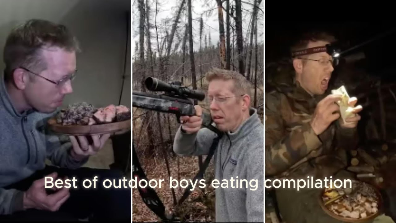 Best of outdoor boys eating compilation