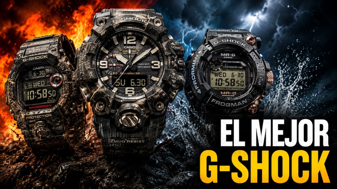 🔥 Los 5 G-SHOCK M&aacute;s Resistentes del Mundo | &iquest;Cu&aacute;l Sobrevivir&aacute; a Todo?