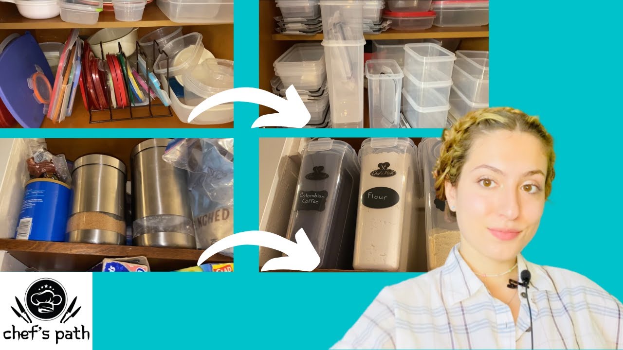 How I Organized My Pantry & Food Storage Containers with Chef's Path (Amazon)