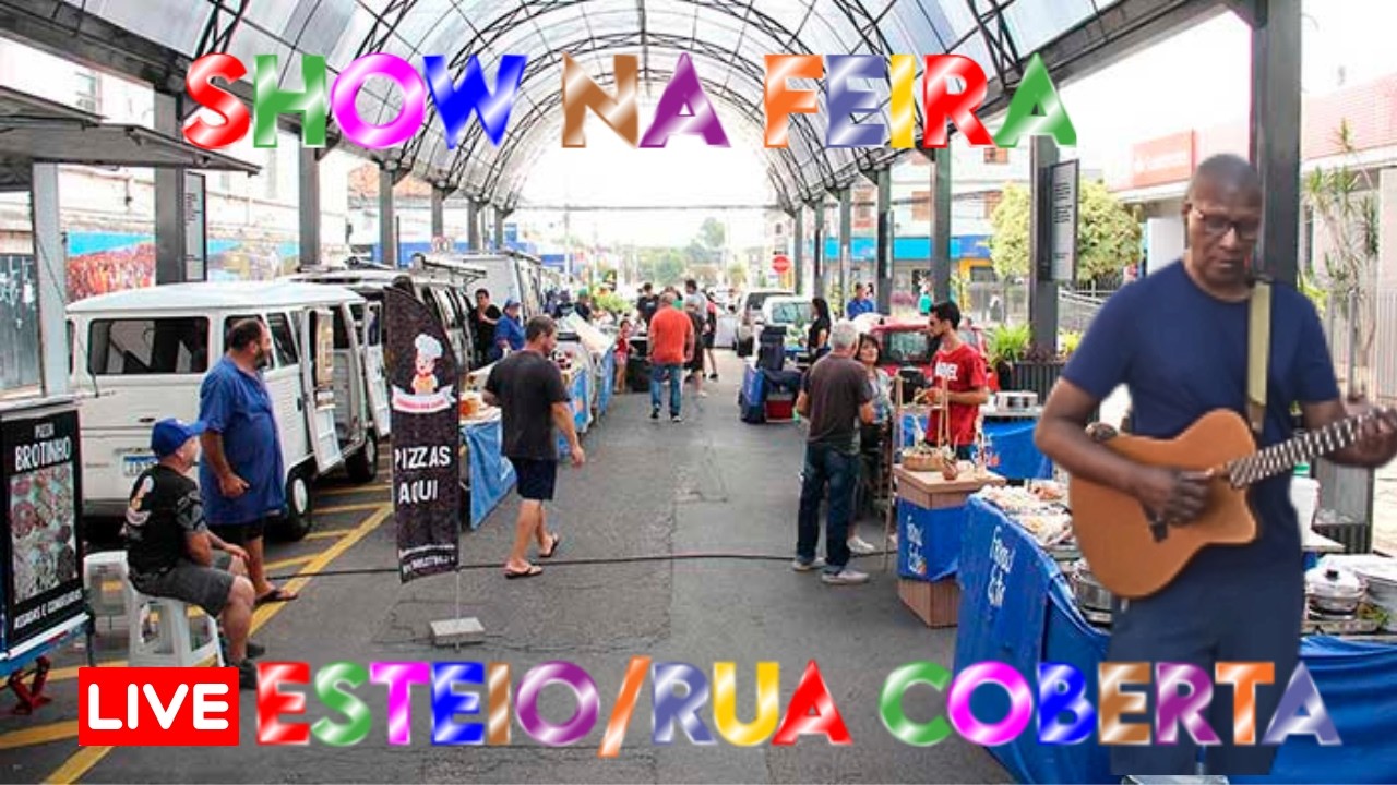 FEIRA DE ESTEIO NA RUA COBERTA, AV. DO CARNAVAL AGORA #aovivo