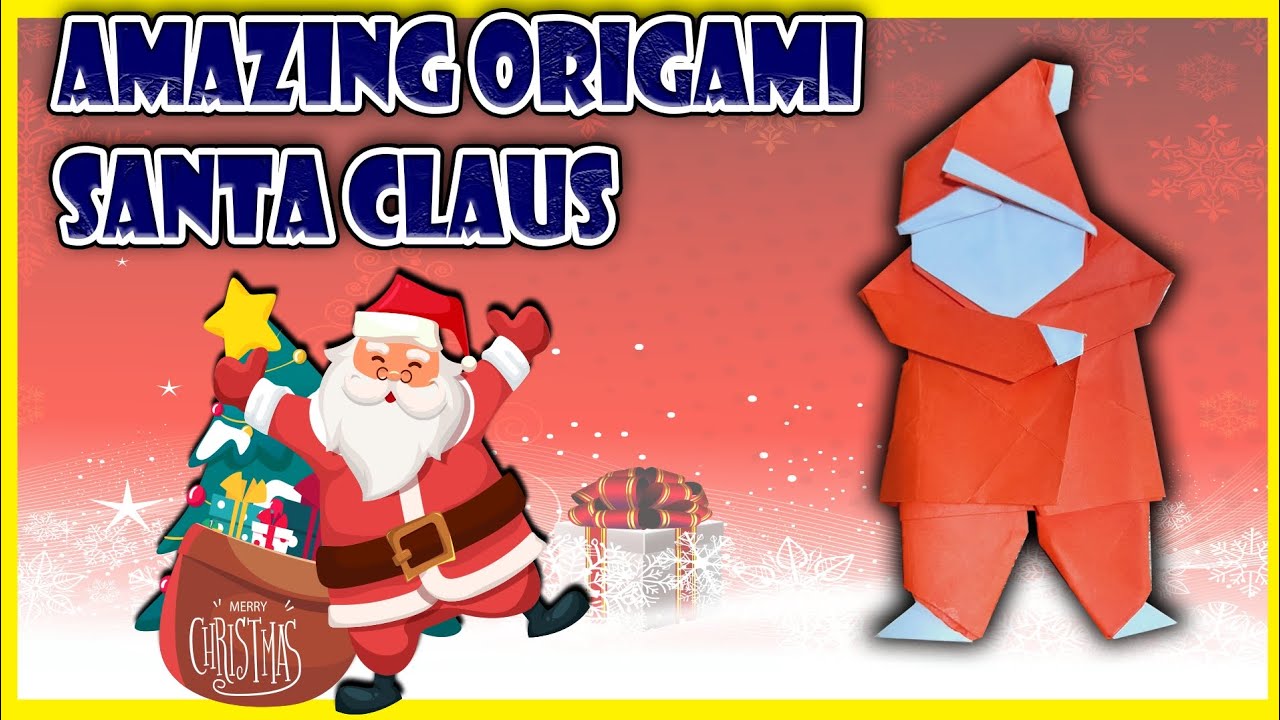 Origami Santa Claus 🎅 | Easy Paper Santa Tutorial for Christmas