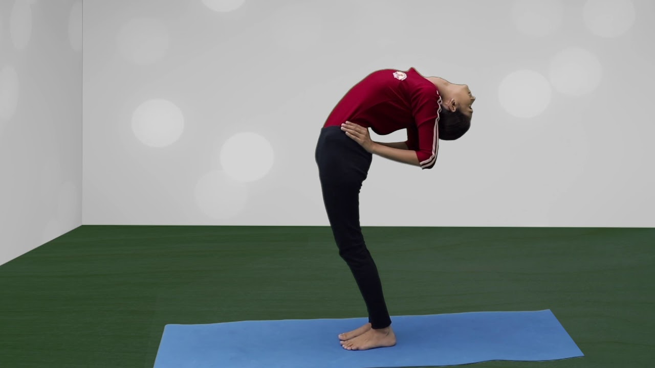 ARDHA CHAKRASANA | ENGLISH