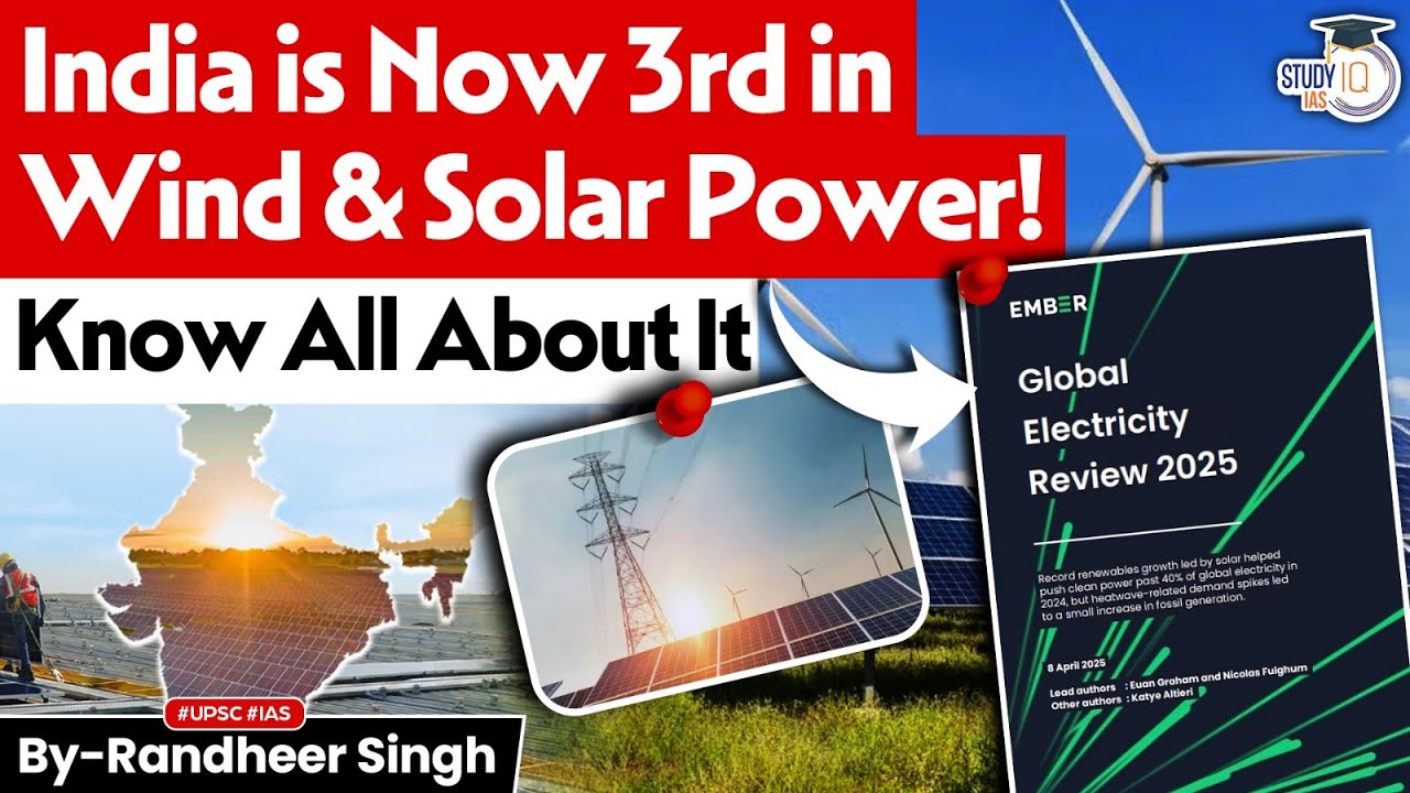How India Becomes 3rd Wind & Solar Power Generator in the World? | Renewable Energy Revolution