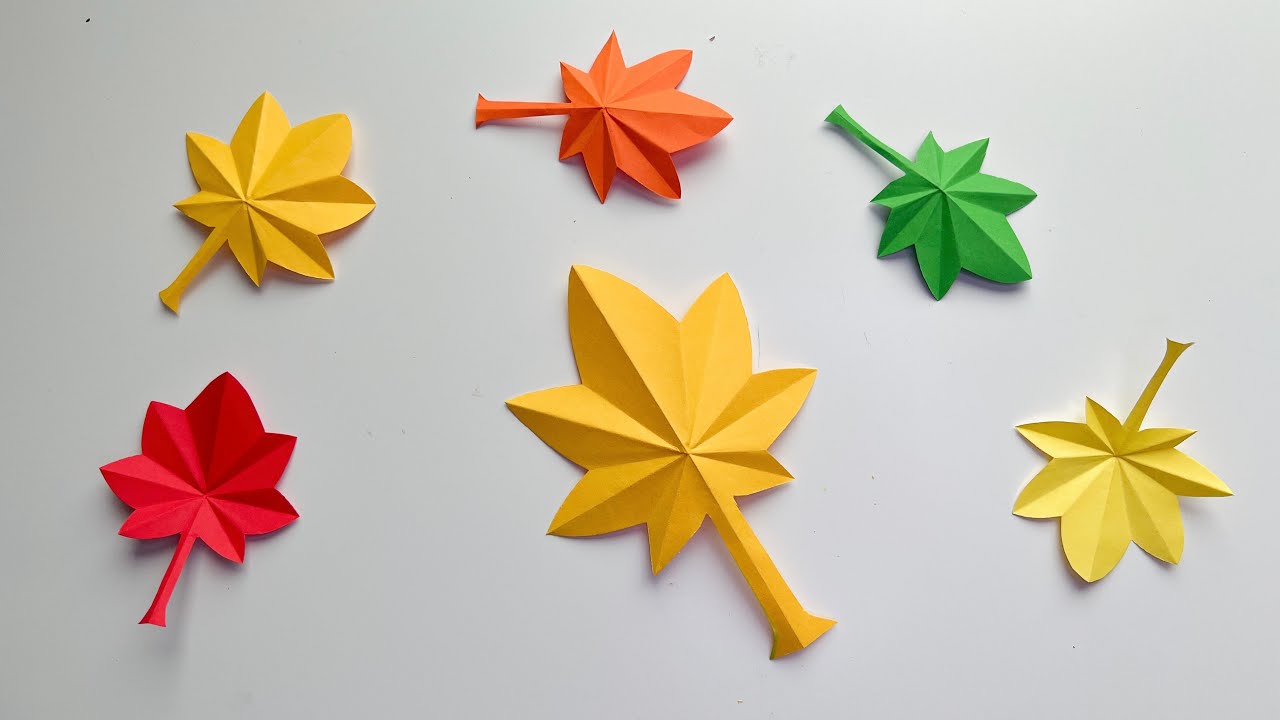 Decora&ccedil;&atilde;o de outono, folha de outono DIY / Autumn leaves diy / Herbstblatt