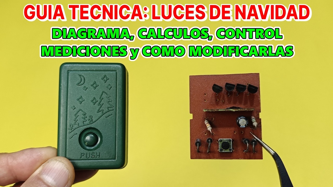 ✅LUCES NAVIDEÑAS - GUIA TECNICA TEORICA y PRACTICA DE COMO TRABAJAN y COMO MODIFICARLAS PASO A PASO