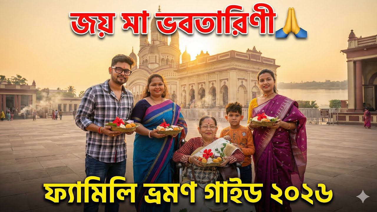 আজ ফ্যামিলি নিয়ে দক্ষিণেশ্বর! 🌺 সপরিবারে মা ভবতারিণীর দর্শন | Dakshineswar Temple Vlog ❤️
