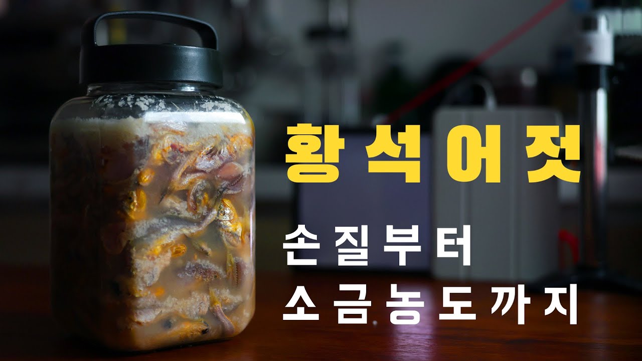 100배 맛있는 김치로 만들어주는 천연조미료 황석어젓갈담는법~손질부터 소금농도까지!