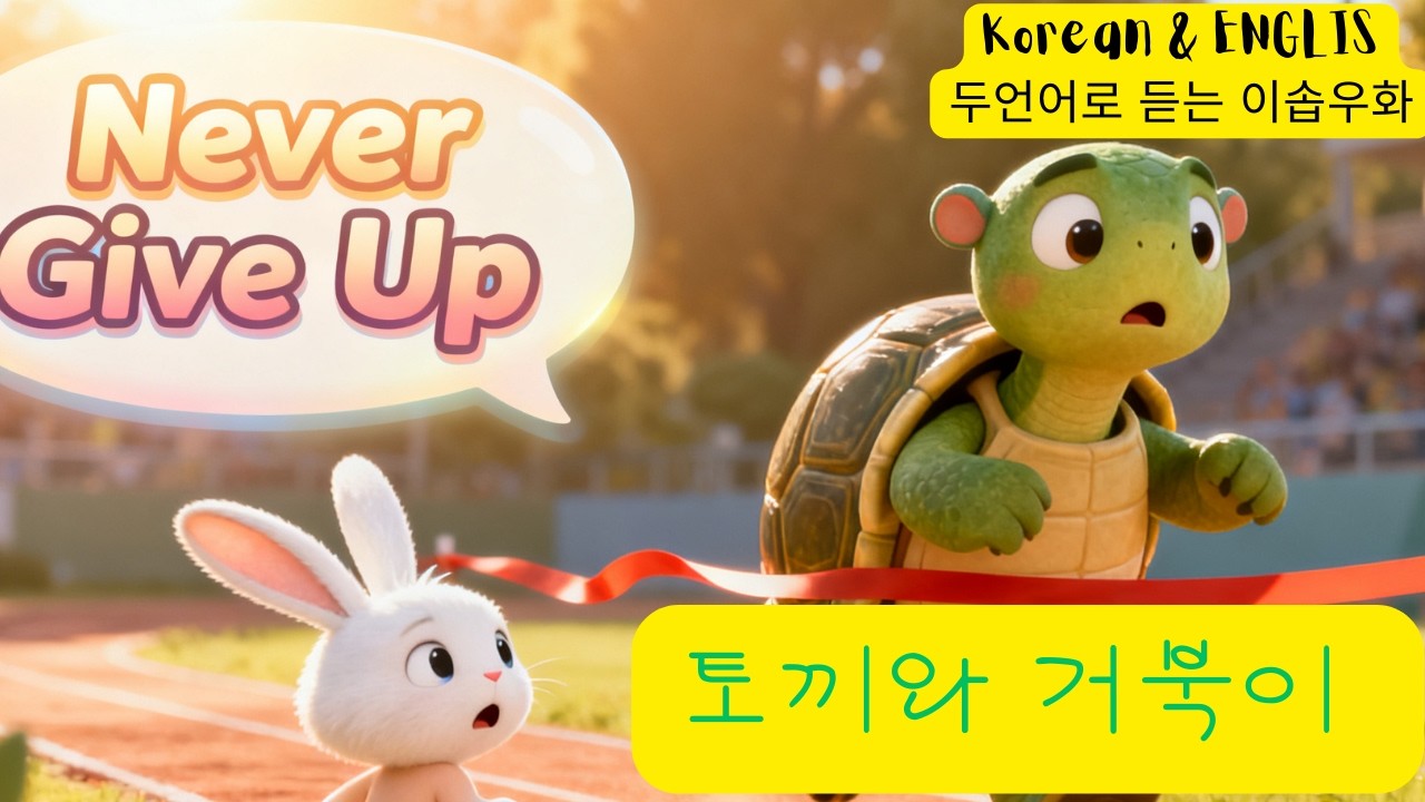 [ 한글과 영어를 한 동화로] Toby and Gugi's Special Race  : 토끼와 거북이 [ Aesop’s Fables ]