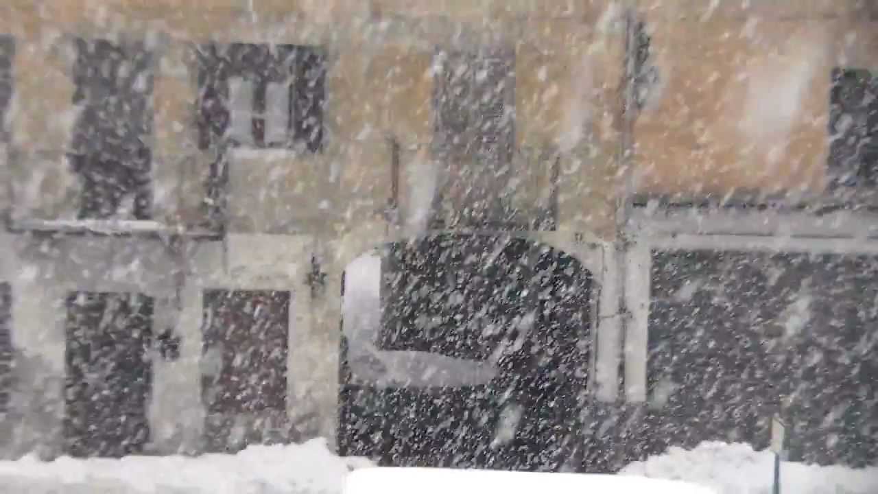 UNA BELLA NEVICATA A ROBILANTE (CN) 20 - 1 - 2013.