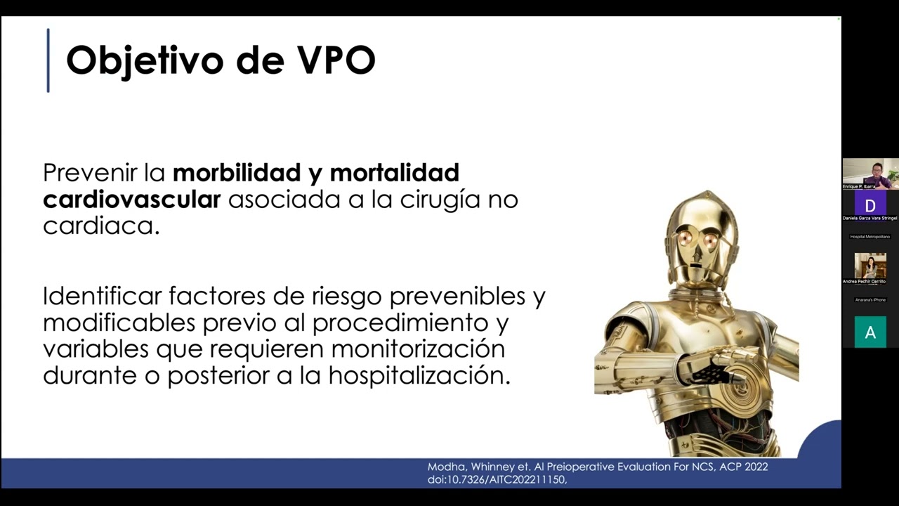 Sesión de Experto: Valoración Preoperatoria